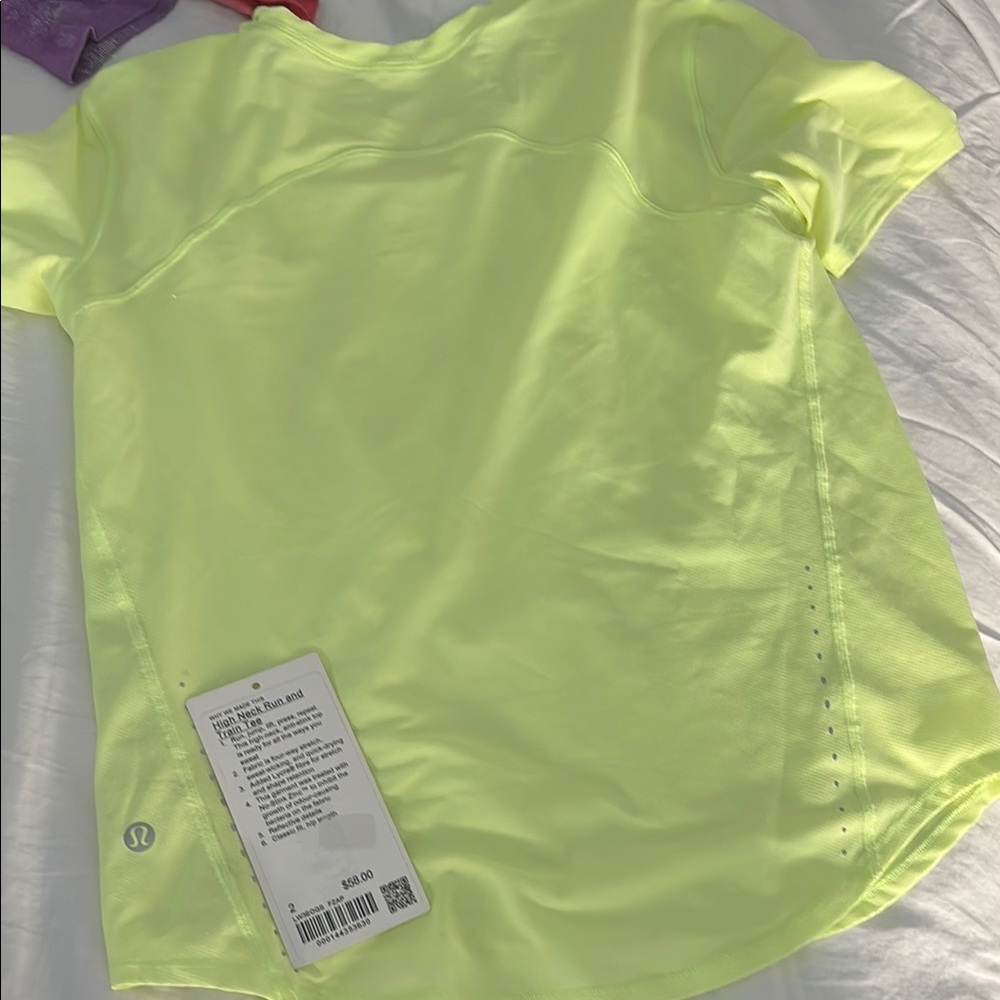 lululemon athletica Women's High Neck Run and Train Tee
